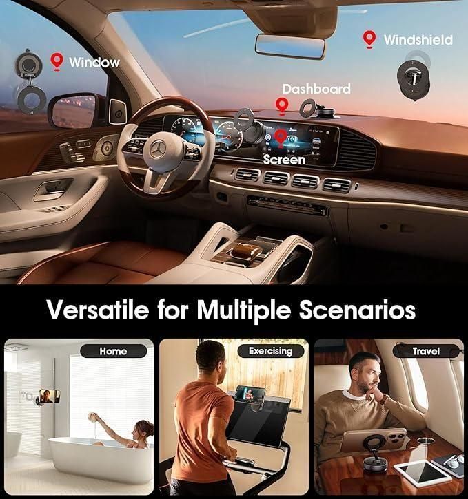 Magnetic Mobile holder Vacuum Suction